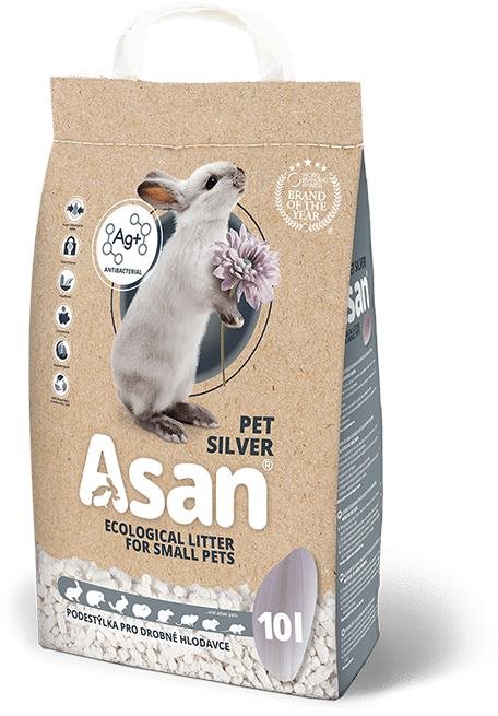 Asan podestýlka Pet Silver 10 l