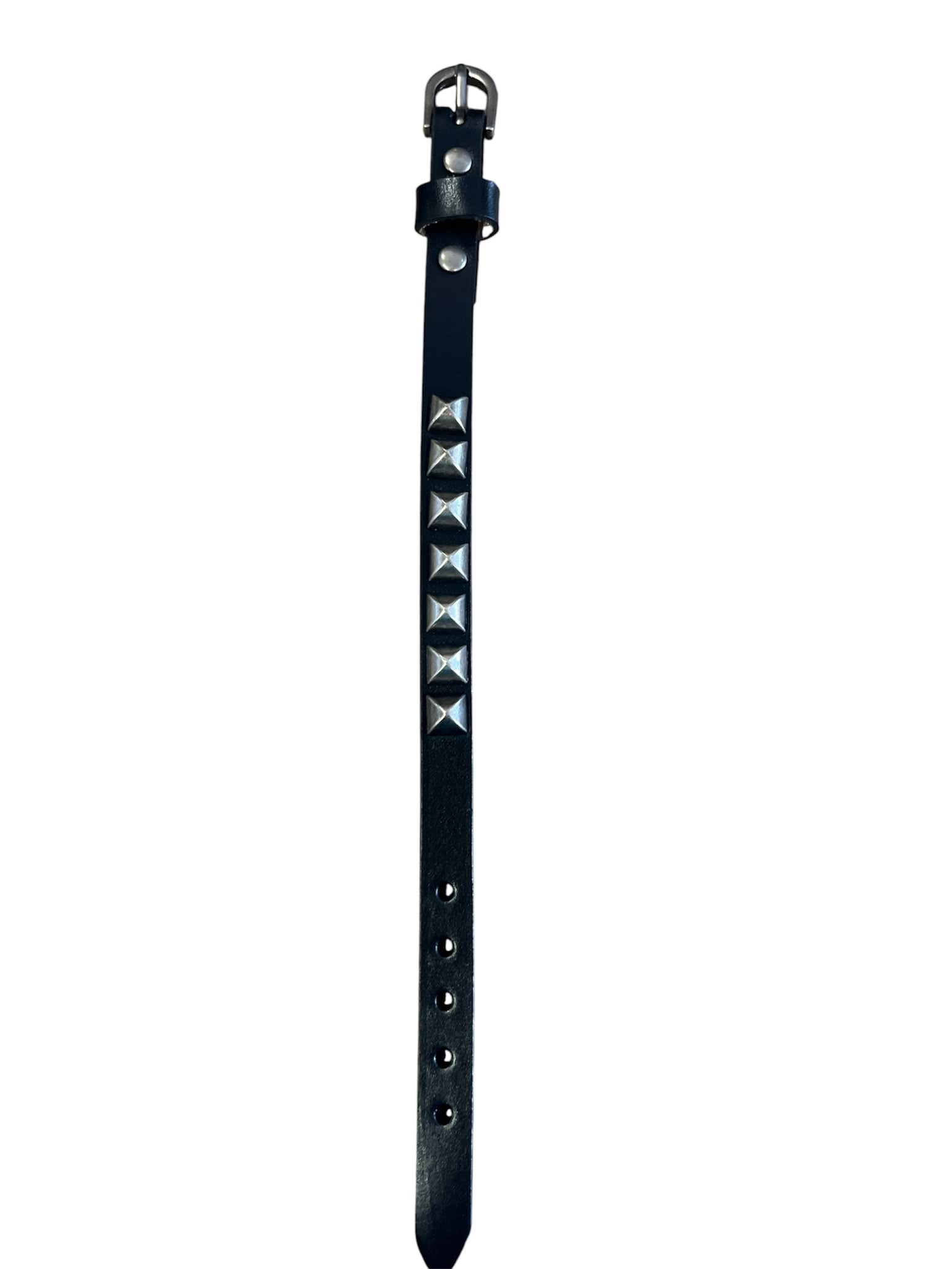 Kožený náramek s kovovými aplikacemi Liam 24 cm