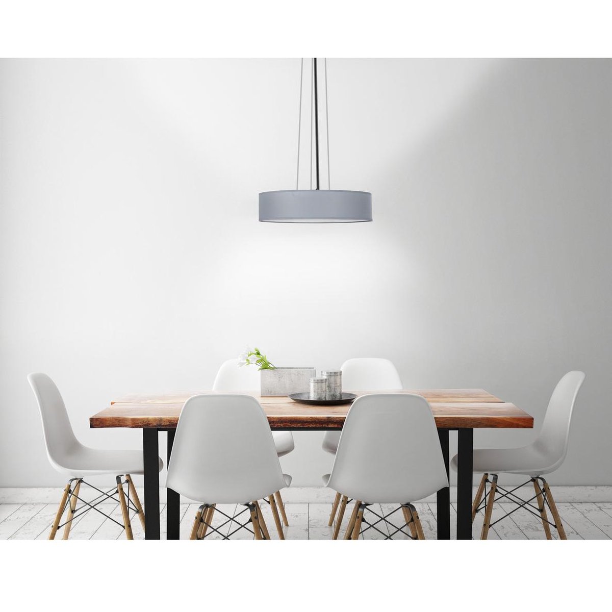 Textilné stropné svetlo Smartwares 50cm Farba: Šedá