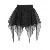 Dámska punková sukňa - čierna - Devil Fashion (Veľkosť XS-XXL XL-4XL)