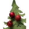 Sada vánočních ozdob, průměr 3 cm, koule, 24 kusů