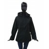 Dámska bunda s kapucňou čierna Switcher (Veľkosť XS-XXL M)