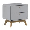 Šedý noční stolek Cassie - Støraa