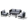 Zahradní lounge set DiamondPro 4, šedý