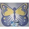 Kúpeľňová predložka - motýľ  Rozbaliev(n)o