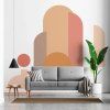 427078 2 samolepka na zed 120x250 cm abstract sunset ambiance