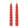 Blokker LED Dinerkaars Swirl – 2,8×25 cm – Fel Rood