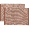 Blokker Placemat Como – 30×45 cm – 2 stuks – Terra (verlaagde besteleenheid)