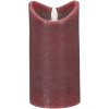 Blokker Rustieke LED Kaars – 7,5×15 cm – Ruby Red