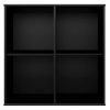 Černý modulární policový systém 68,5x69 cm Mistral Kubus - Hammel Furniture