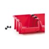 Set úložných boxov BINEER LONG SET 5 ks červený 198 x 118 x 155 mm  Nové