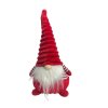 Vánoční skřítek červený, 48 cm až po špičku čepice