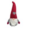 Vánoční skřítek s bouclé červenou čepicí, 51 cm