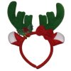 Vánoční plyšová čelenka, 1 ks