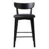 Barová stolička Pero čierna  Rozbalo(v)no
