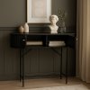 Konzolový stolík Milton & Oldbrook 100 cm, čierny, Samara  Nové