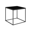 Černý kovový konferenční stolek Winter 45 x 45 cm