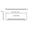 441880 2 ravak vanovy panel celni panel 1700 mm bily