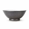 Japonská keramická ramen miska šedá