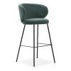 Barové židle v sadě Rush 2ks zelené