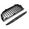 gloss black front grille for bmw e90 e91 2005 2008