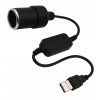 Měnič z USB na autozásuvku 12V