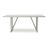 Jídelní stůl Grain světle šedý