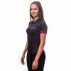 damsky dres kr rukav sensor cyklo tour black dots m