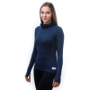 damske triko sensor merino df dl rukav s kapuci deep blue 1