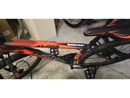 MTB bicykel AVYA – hliníkový rám detail