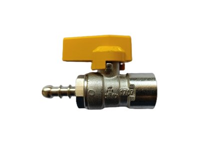 Guľový plynový ventil 1/2" F vzorkovací