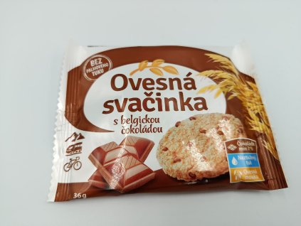 Ovesná svačinka s belgickou čokoládou 36g