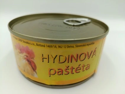 Hydinová paštéta Lider 290g