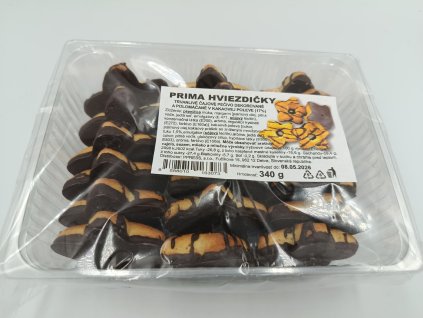 Hviezdičky v čokoláde Prima 340g