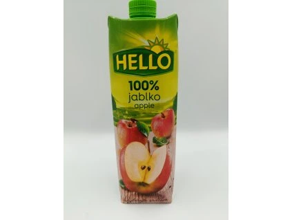 Hello džús 100% jablko 1l