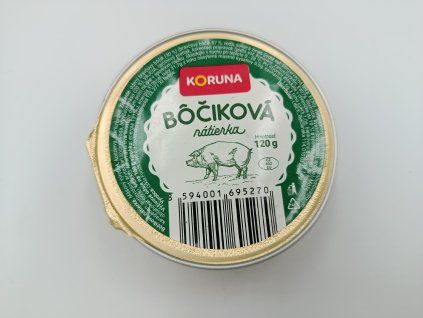 Bôčiková paštéta Koruna 120g