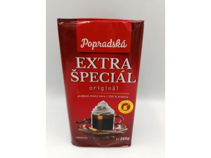 Popradská mletá káva extra špeciál 250g