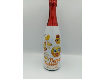 Happy Bubbles broskyňa 0,75L
