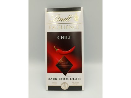Horká čokoláda chilli Lindt 100g