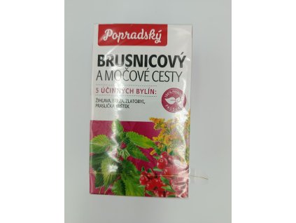 Popradský čaj Brusnicový a močové cesty 22,5g
