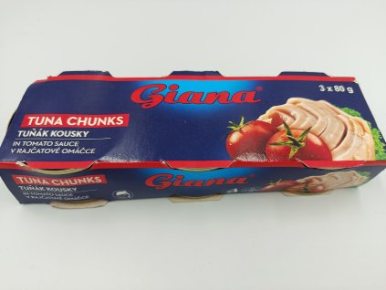 Tuniak Giana v paradajkovej omáčke 3x80g