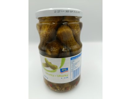 Uhorky sterilizované 680g