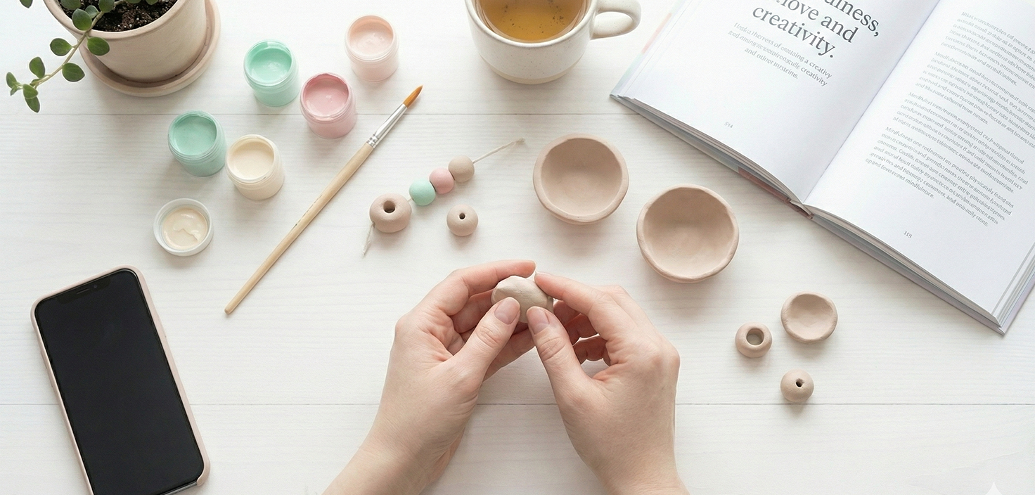 Digitální detox rukama: Proč je tvoření nová jóga pro vaši mysl.