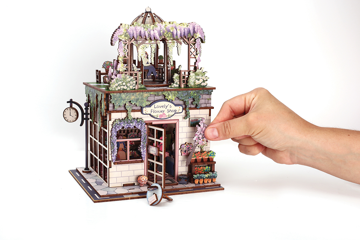 3D dřevěný model Flower Shop 1