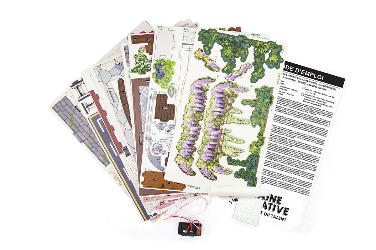 3D dřevěný model Flower Shop 2