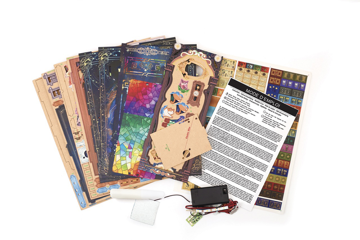 3D dřevěný model Magic House 1