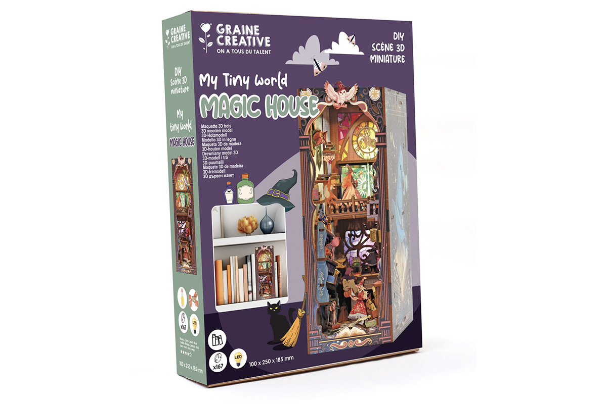 3D dřevěný model Magic House 3