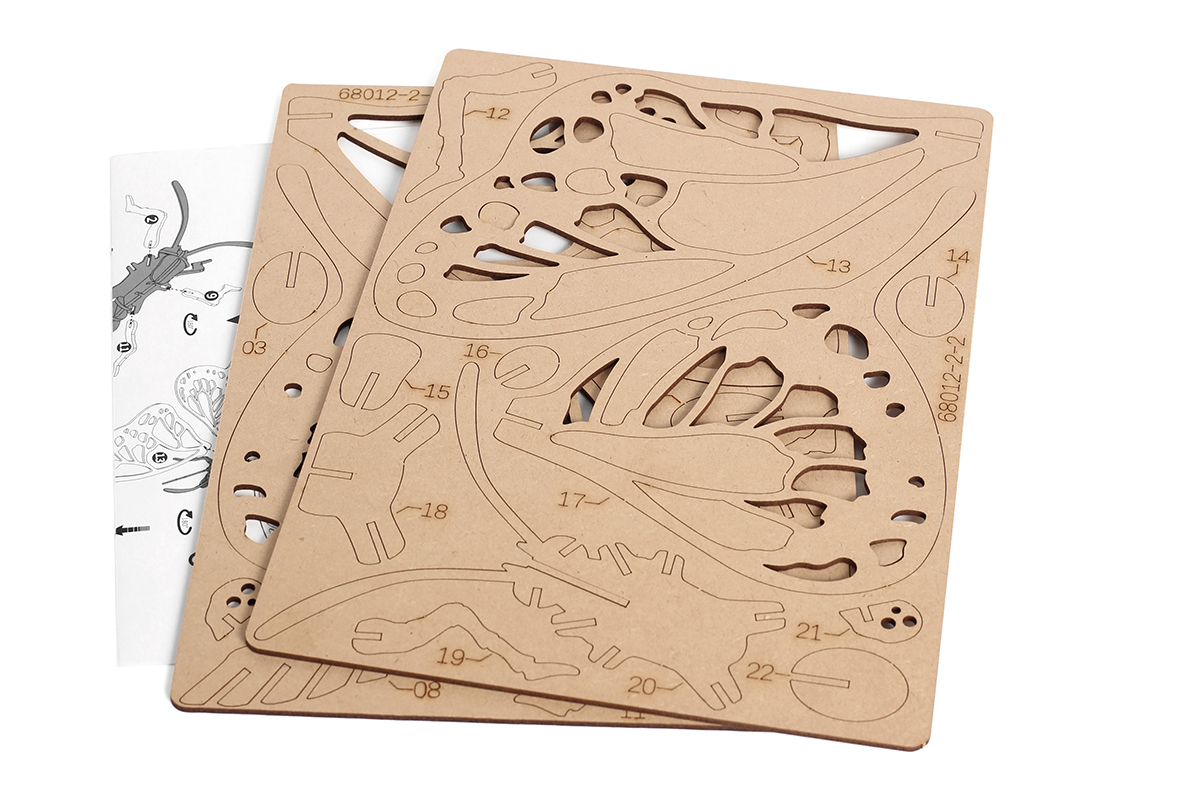 3D puzzle Motýl 22 dílů 2