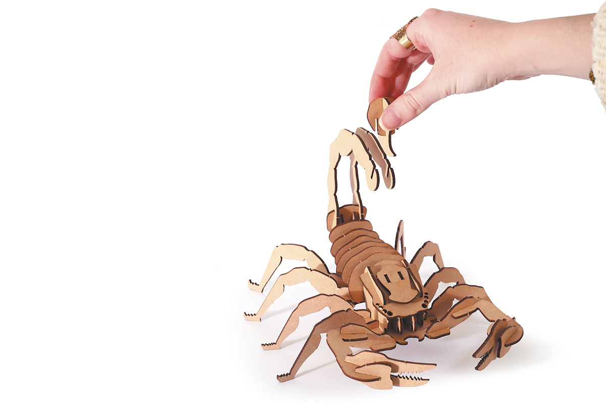 3D puzzle Štír 35 dílů 1