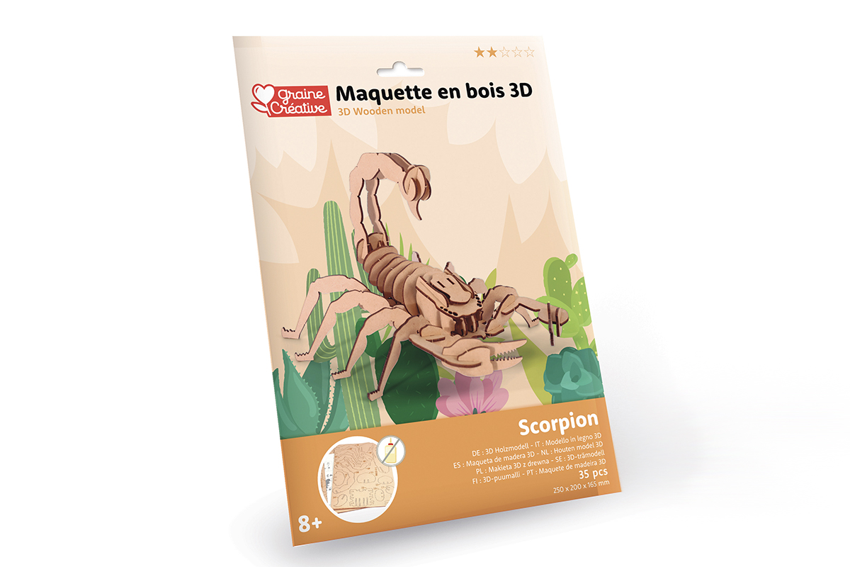 3D puzzle Štír 35 dílů 4